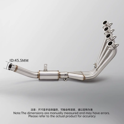 Tail Section for Non-Destructive Installation, Motorcycle exhaust pipe