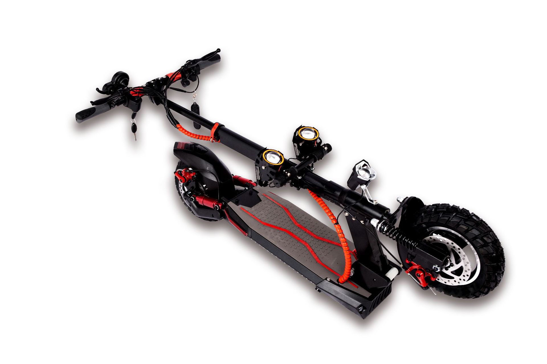 Changbu M4 Pro Electric Scooter Adult Model Double Shock-Absorbing Foldableable Electric Scooter with Seat and Satchel