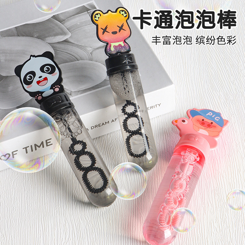 Red caricatura portátil mini burbujas al aire libre padres-hijos burbujas juguetes para niños niños niñas pequeñas al por mayor