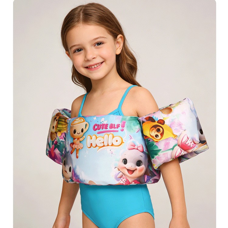 New Ready-Made Kidsren's Life Jacket Swimsuit Learning Swimming Sleeves Foam Lifebuoy Buoyancy Vest Swimming Ring
