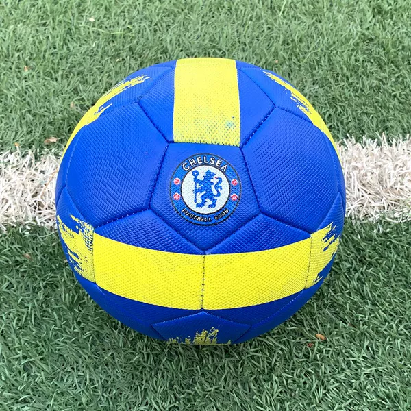 3.5 Thickened explosion-proof team logo football blue yellow