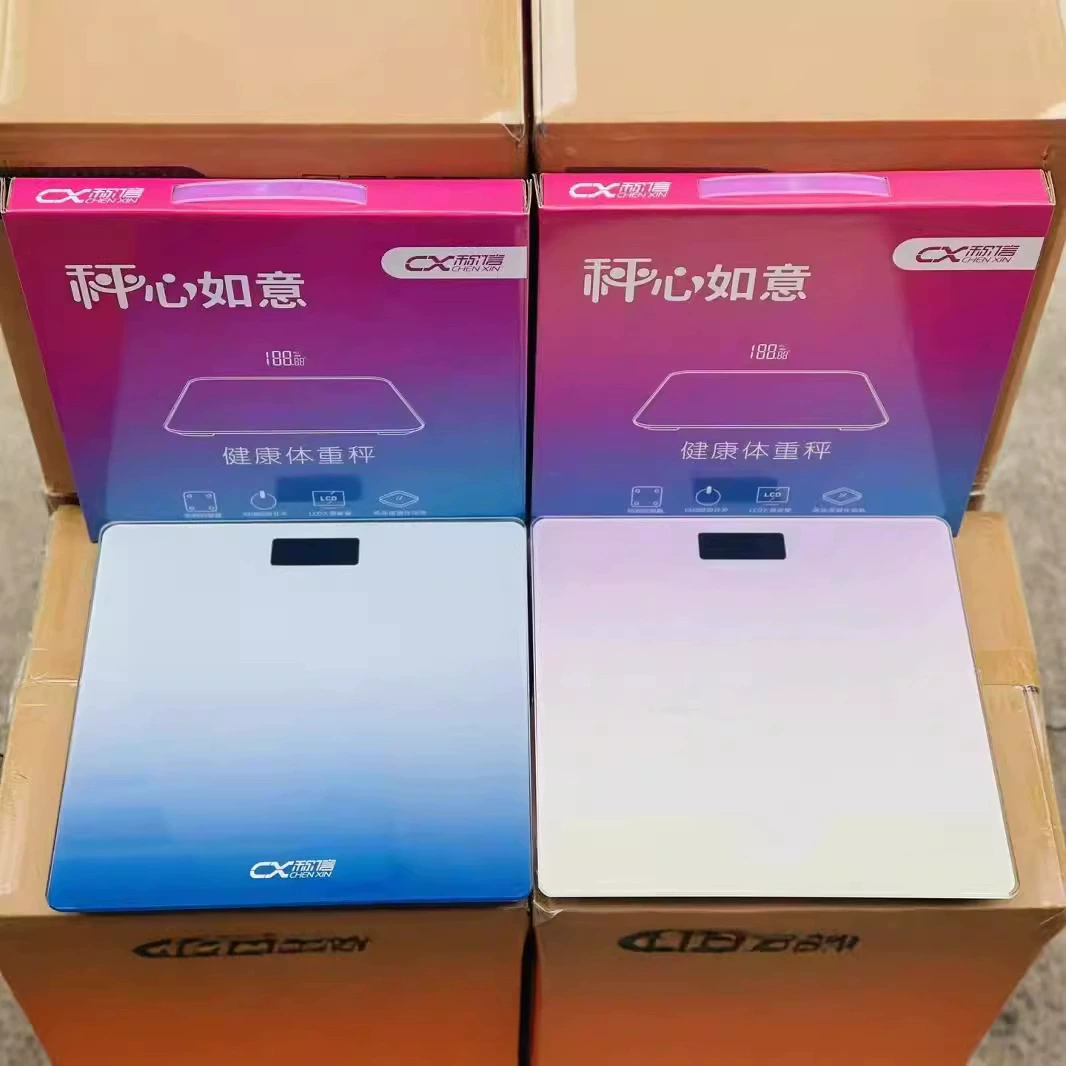 Интеллектуальные электронные весы для тела usb зарядка дома градиент квадратная весы для тела Весы батареи оптом