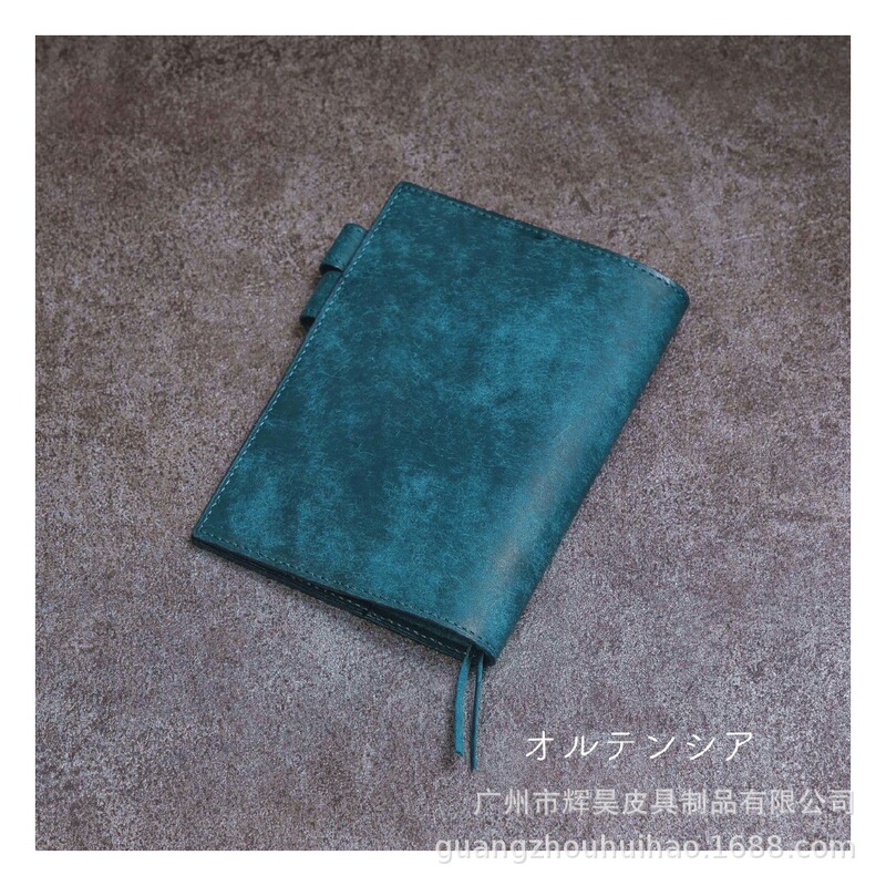 破菠萝真皮活页A8M5/A5A6A7手帐笔记本 磨砂Pueblo植鞣牛皮活页本|undefined
