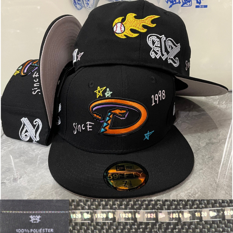New Era Arizona Diamondbacks Scribble Cap Black