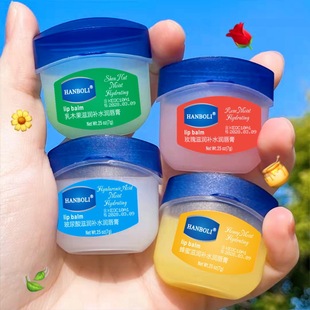 Hanboli Hyaluronic Acid Lip Balm Hydrating Moisturizing Lip Mask Men and Women Lip Wrinkle Repair Lip Care Wholesale