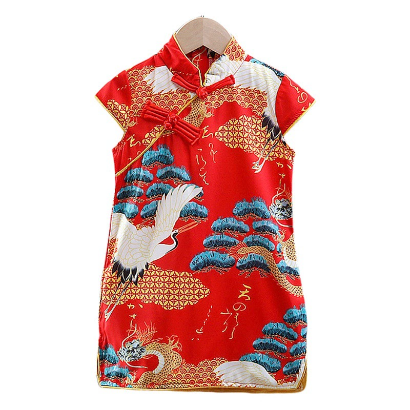 Летний новый костюм ханьфу для мальчиков, детский костюм Тан, платье Чонсам для девочек, одежда для брата и сестры, детский сад, китайский стиль