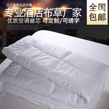 宾馆酒店民宿专用床上用品被芯夏天空调凉被子可水洗丝棉白色整张