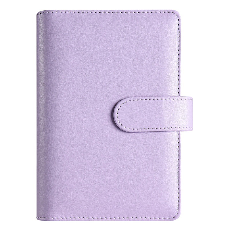 Carpeta A6, Planificador Creativo Transfronterizo, Bolsa con Cierre al por Mayor, Planificador de Presupuesto de Cuero PU Macaron image 1
