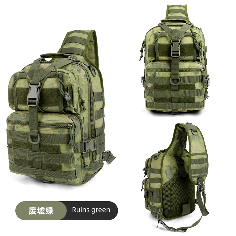 캐주얼 레이스버린 그린 (원숄더 크로스 트렌디 체스트백)