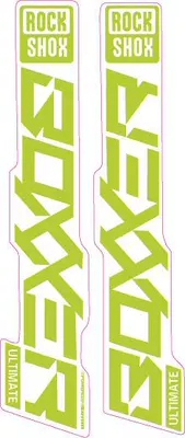 Body sticker, Mountain Bike Fork - 10