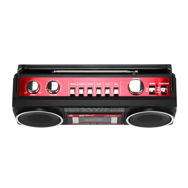 箔押し型マルチバンド録画機ダブルスピーカーデスクトップbluetoothレコーダーラジオFM老人多機能テープレコーダー|undefined