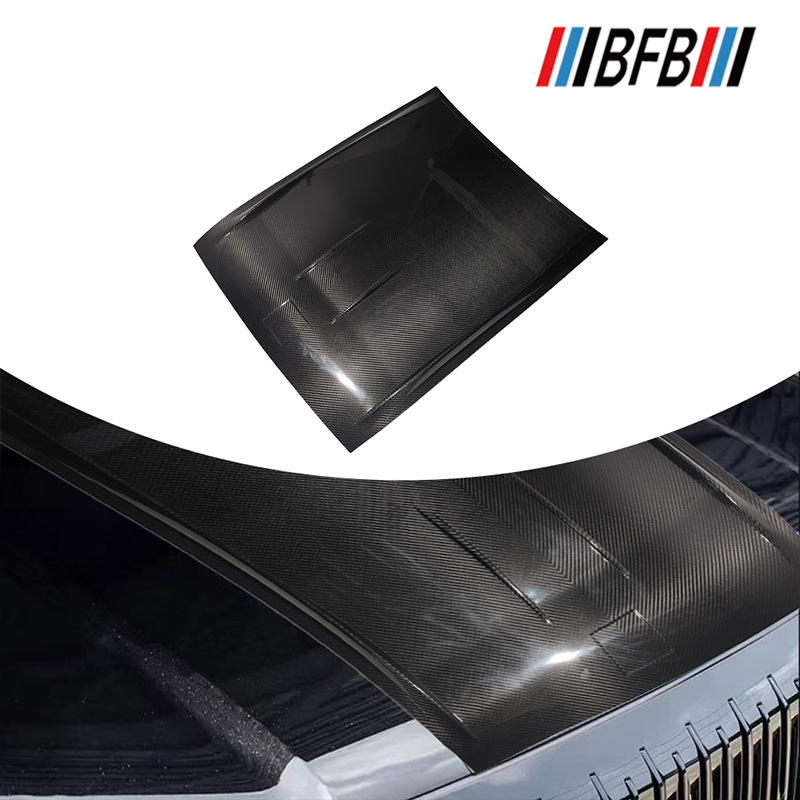 Suitable for Zeekr 9X dry carbon fiber engine hood, Zeekr 9X carbon fiber engine cover, carbon fiber engine hood