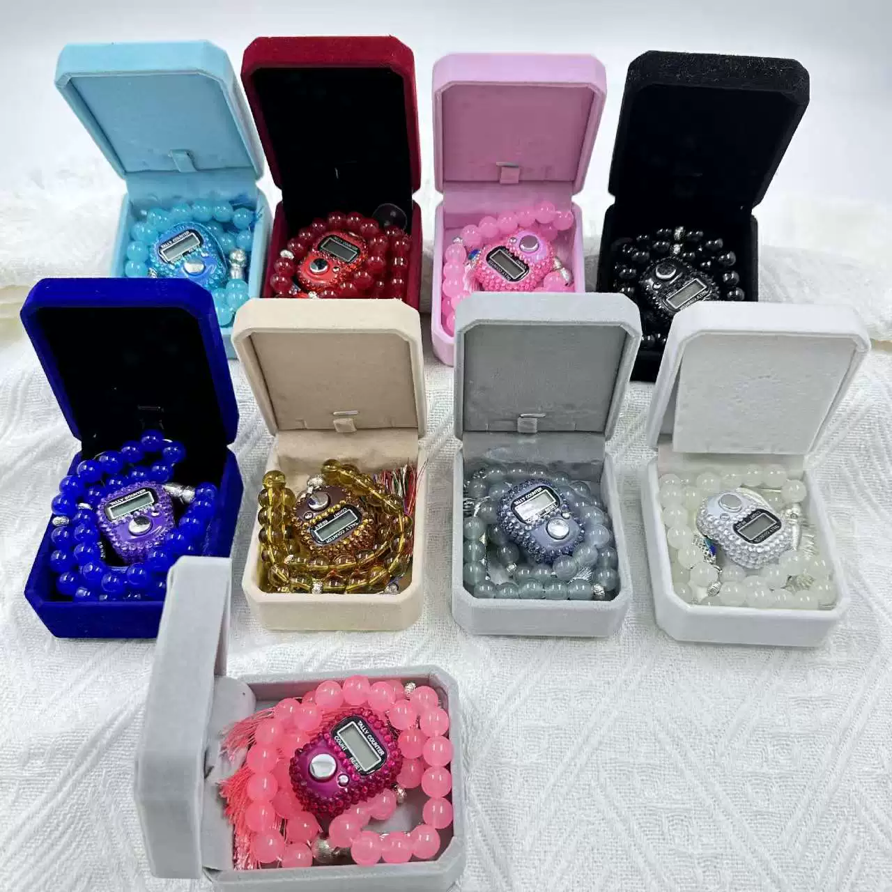 Rosary, abacus, glass set, Birthday gift