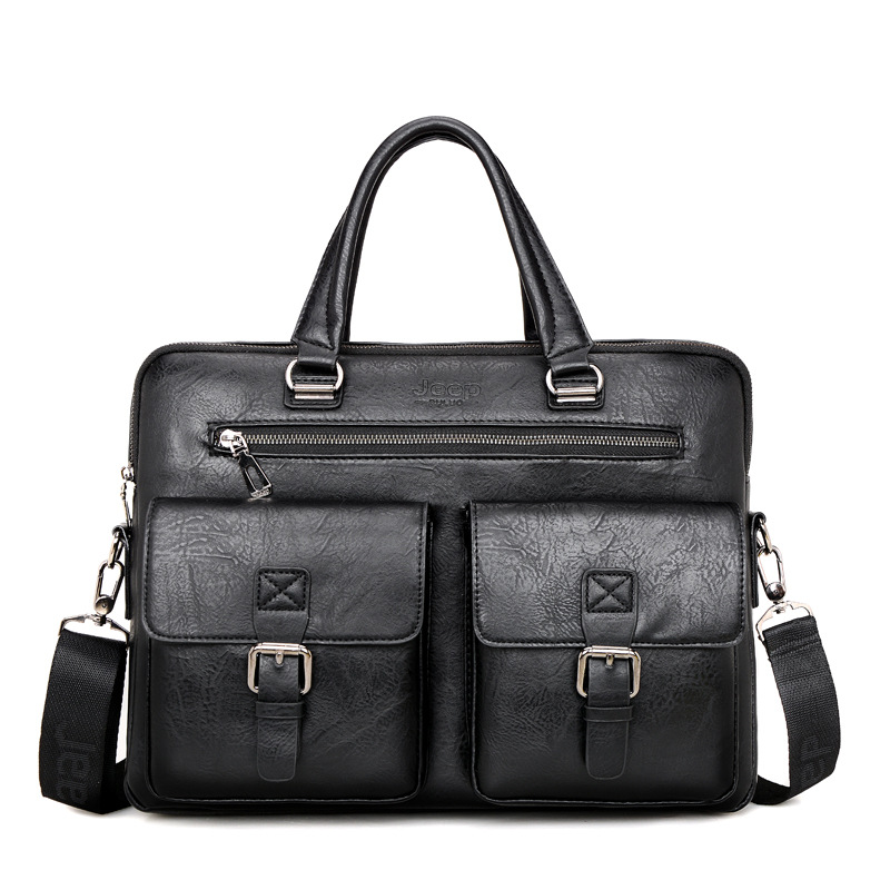 Maletín de hombre, maletín de comercio exterior, bolso de hombro de negocios para hombre, bolso de ocio, duradero