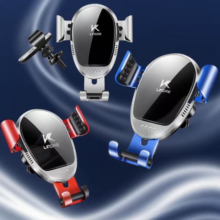 Car Air Outlet Mobile Phone Holder Fixed Support Gravity Type 360 ​​Degree Rotatable Car Navigation Holder Wholesale