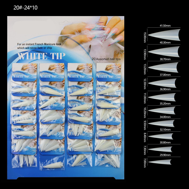Fábrica directa de nuevos productos de manicura de color sólido 24 paquetes de tarjetas de uñas parches de manicura falsas uñas al por mayor