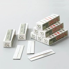 Professional Makeup Eyebrow Razor Blade, Stainless Steel Shaving Eyebrow Blade, Disposable Eyebrow Razor Blade, Wave Pattern Embroidery Blade, Wholesale