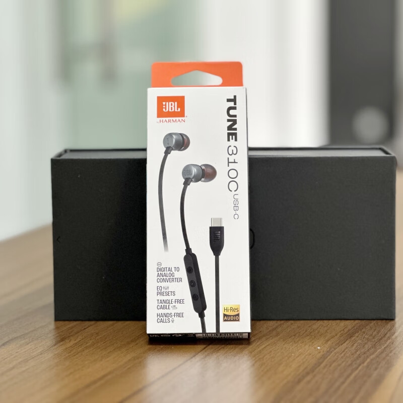 Jbl Tune310C Wired Headphones Type-C Interface Stereo In-Ear Headphones Computer Headphones Suitable for