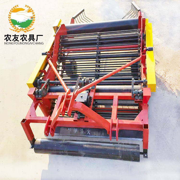 120/130型号花生收获机麦冬草薄荷根挖掘机拖拉机带刨花生机