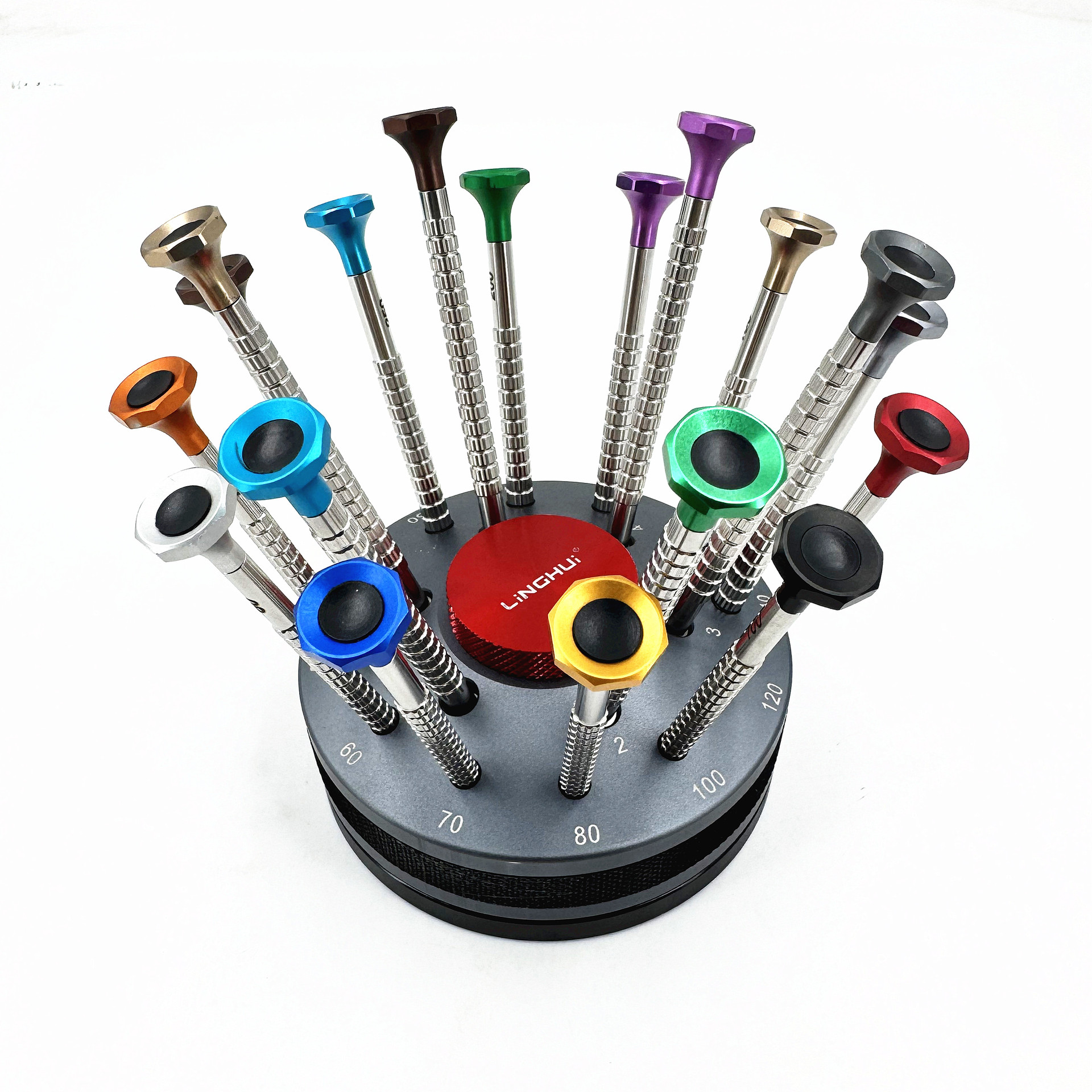 修表工具二合一手表螺丝刀一字防滑刀头轴承转盘PEEK装针器套装