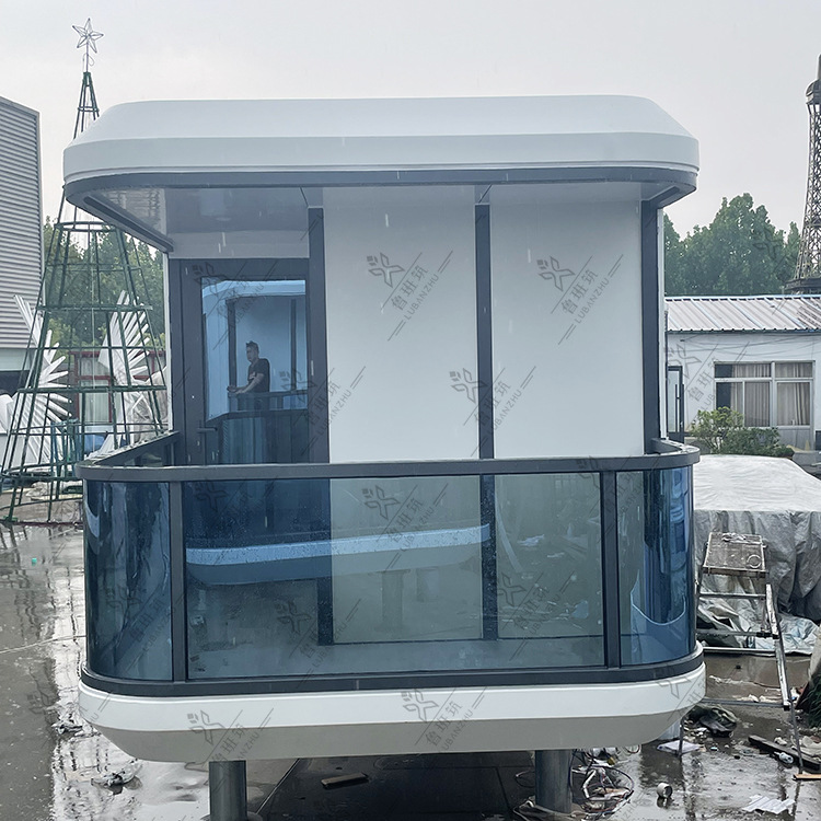 Creative Mobile Hotel en línea rojo vagando espacio cápsula B & B móvil autónomo inteligente Casa