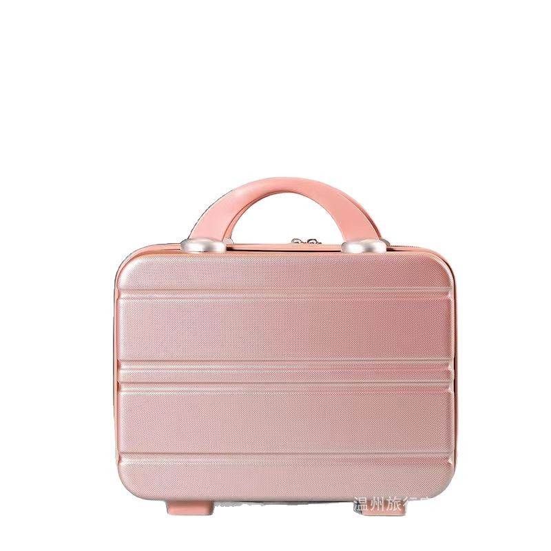 14 pulgadas de equipaje Mini caja cosmética caja de almacenamiento de viaje caja de regalo portátil cosmética bolsa portátil resistente a los arañazos femenino