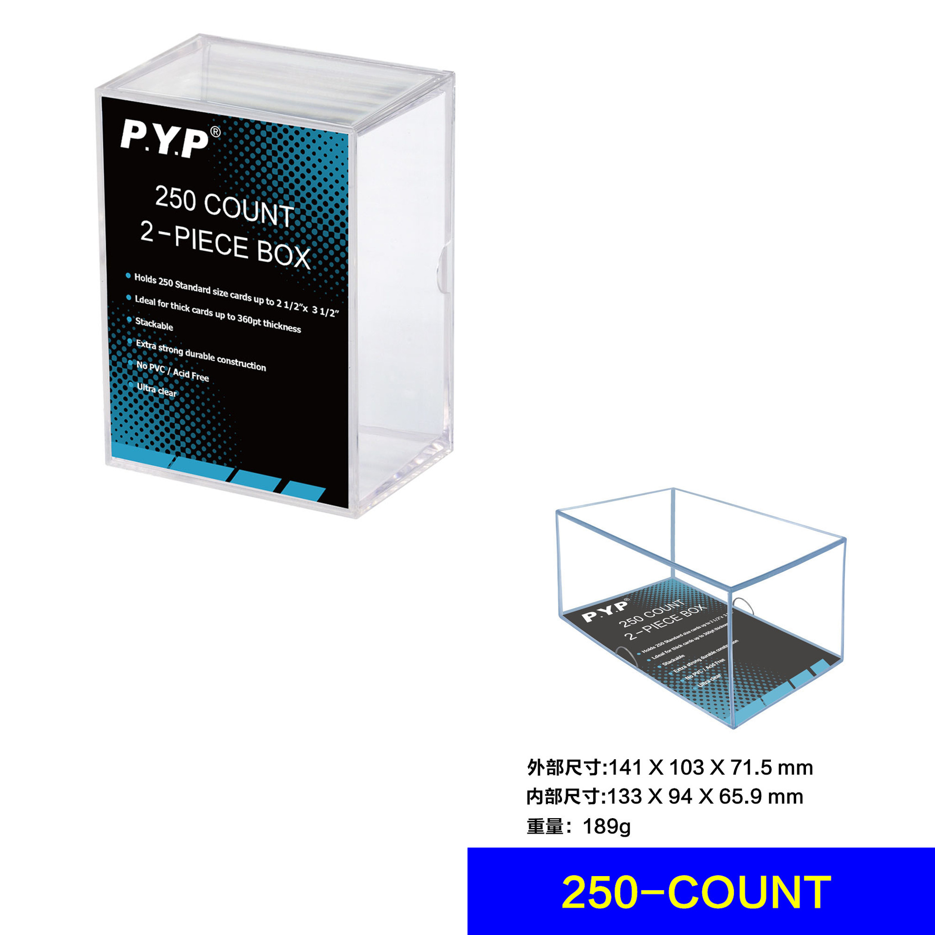 Caja de tarjeta transparente juego rey Ultraman MTG Shell tarjeta ladrillo estrella tarjeta de almacenamiento caja al por mayor