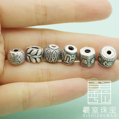 Zərgərlik ara hissələri, Silver Spacer Beads 3D Hard Silver