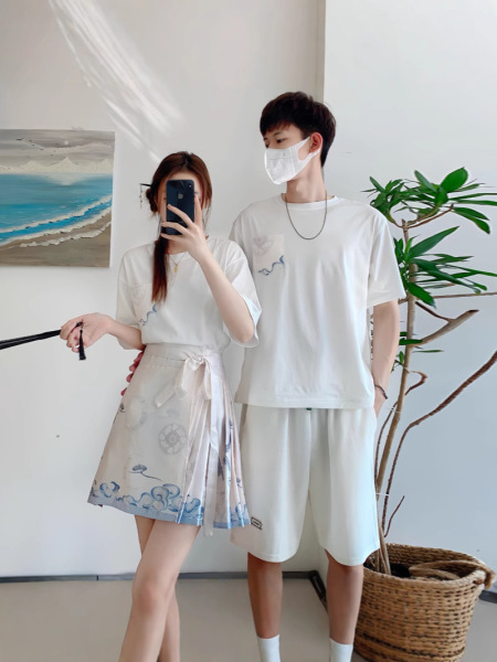 Summer couple clothing