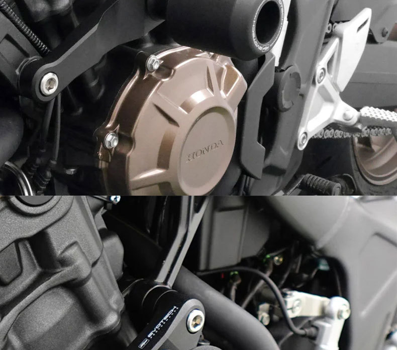 Suitable for Honda Cbr650R 2024-2026 Modified Anti-Fall Rubber Body Protection Engine Bumper