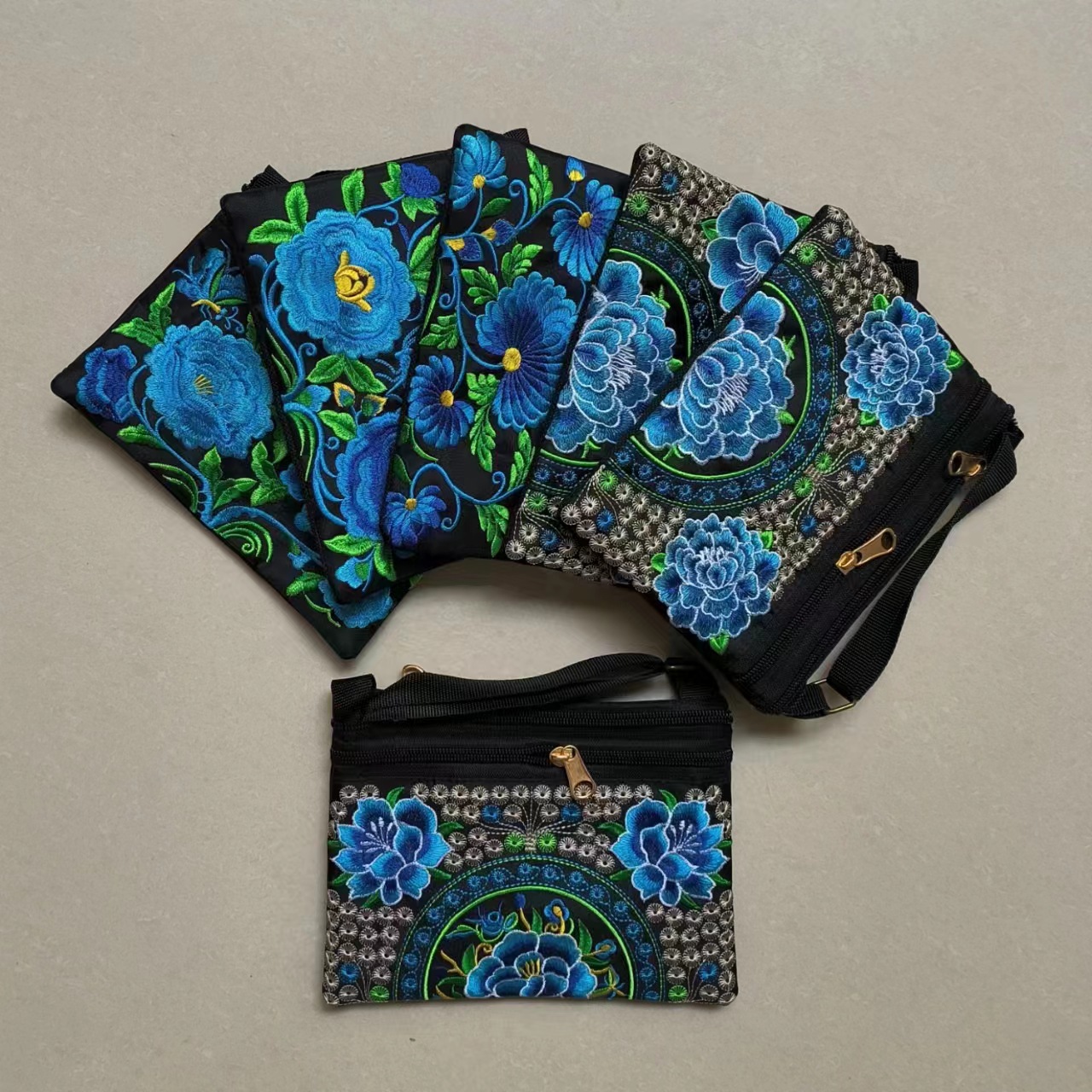 Mezcla de patrones azules o póngase en contacto con el servicio al cliente