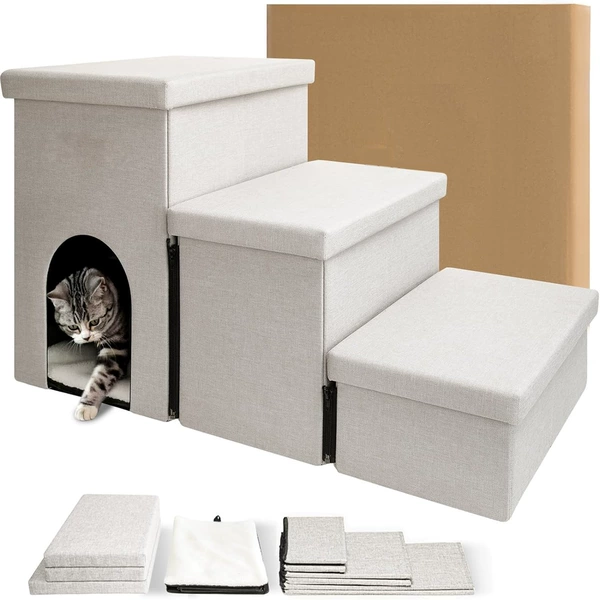 80*43*42CM three-layer beige ready-made model