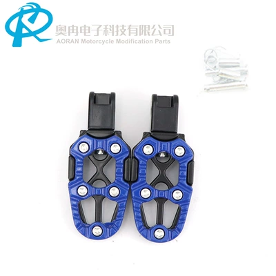 Neutral Modify, Motorcycle pedals - blue-with-accessories