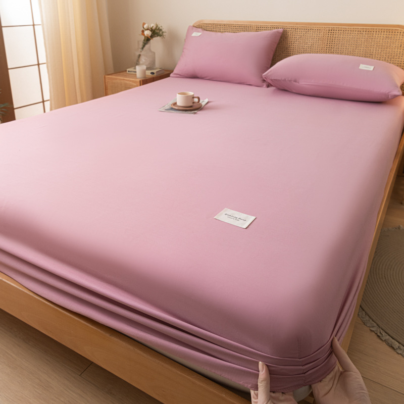 Sombrilla de cama de algodón Cubierta protectora de colchón de algodón de una sola pieza Cubierta de cama gruesa Juego de cama de dormitorio 2024 Nuevo estilo Four Seasons Universal