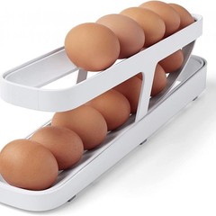 冰箱鸡蛋滚蛋式收纳架Rolldown Egg Dispenser鸡蛋分配器