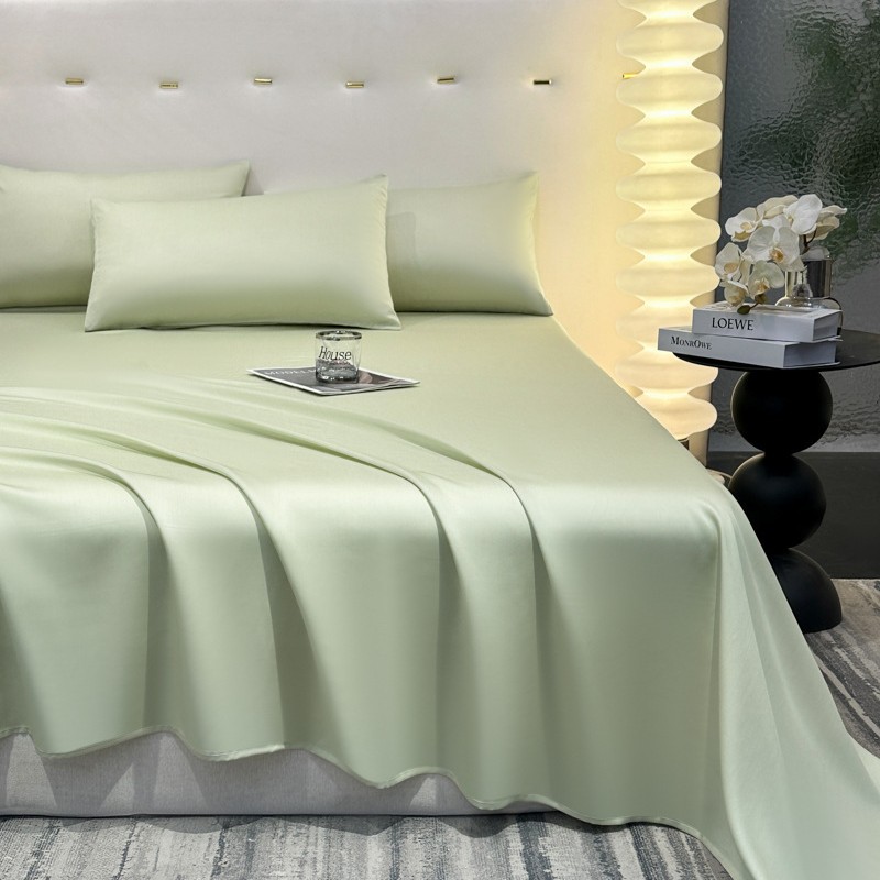 Nuevas sábanas de seda de una sola pieza de verano fresco edredón funda de almohada individual cama individual seda de hielo juego de seda de tres piezas 2025 nuevo