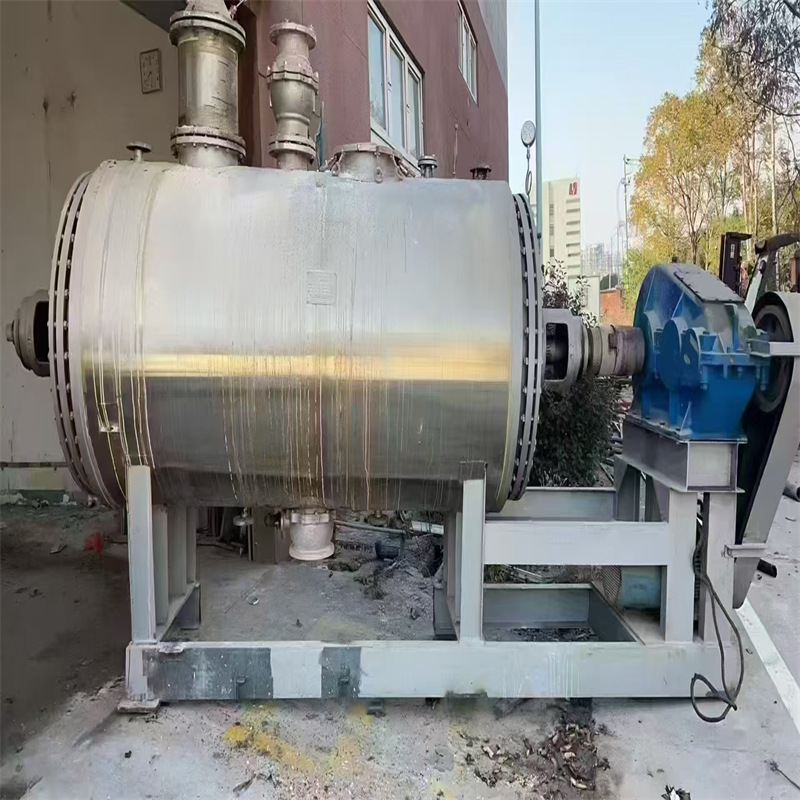 二手干燥机 5吨耙式真空烘干机空心桨叶粘稠物料结晶设备用途广泛