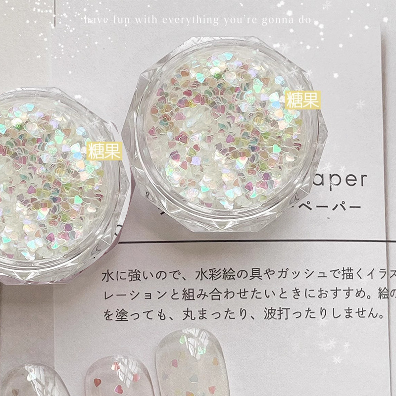星星亮片美甲饰品网红爆款大小混银色五角星迷你超薄指甲贴片装饰|undefined