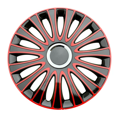 Hub cover: Car Tire Cap Decorative Cap - 14-inch-cc-red