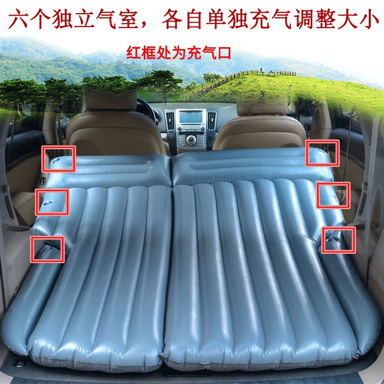 Colchón inflable del coche transfronterizo modelo y colchón engrosado colchón de coche Tesla cama de cojín de aire especial