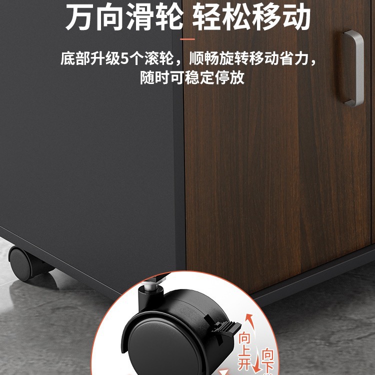 Debajo del escritorio Gabinete de la Oficina gabinete lateral de madera con cerradura gabinete de oficina impresora gabinete del cajón armario bajo