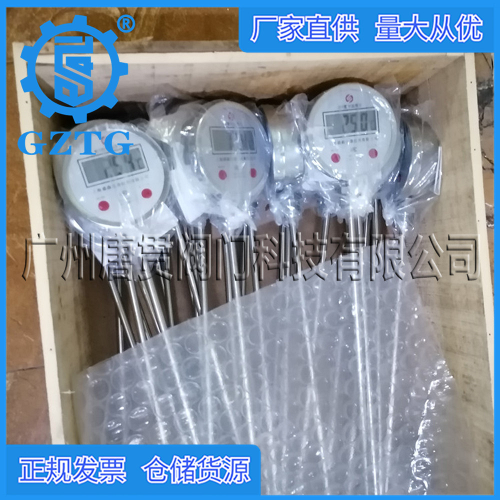 厂家直供数显温度计 电子测温仪 数字双金属温度计 WST型测温计