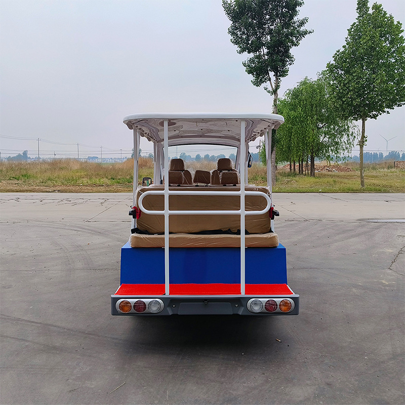 Tourist Car for Hotels, Resorts, and B&Bs, Shuttle for Real Estate Tours, 4 Rows, 11 Seats, Manufacturer's Electric Tourist Car