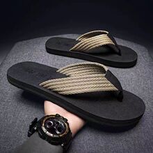夏季英伦人字拖男士韩版拖鞋男防滑夹拖沙滩鞋大码跨境凉拖潮外贸