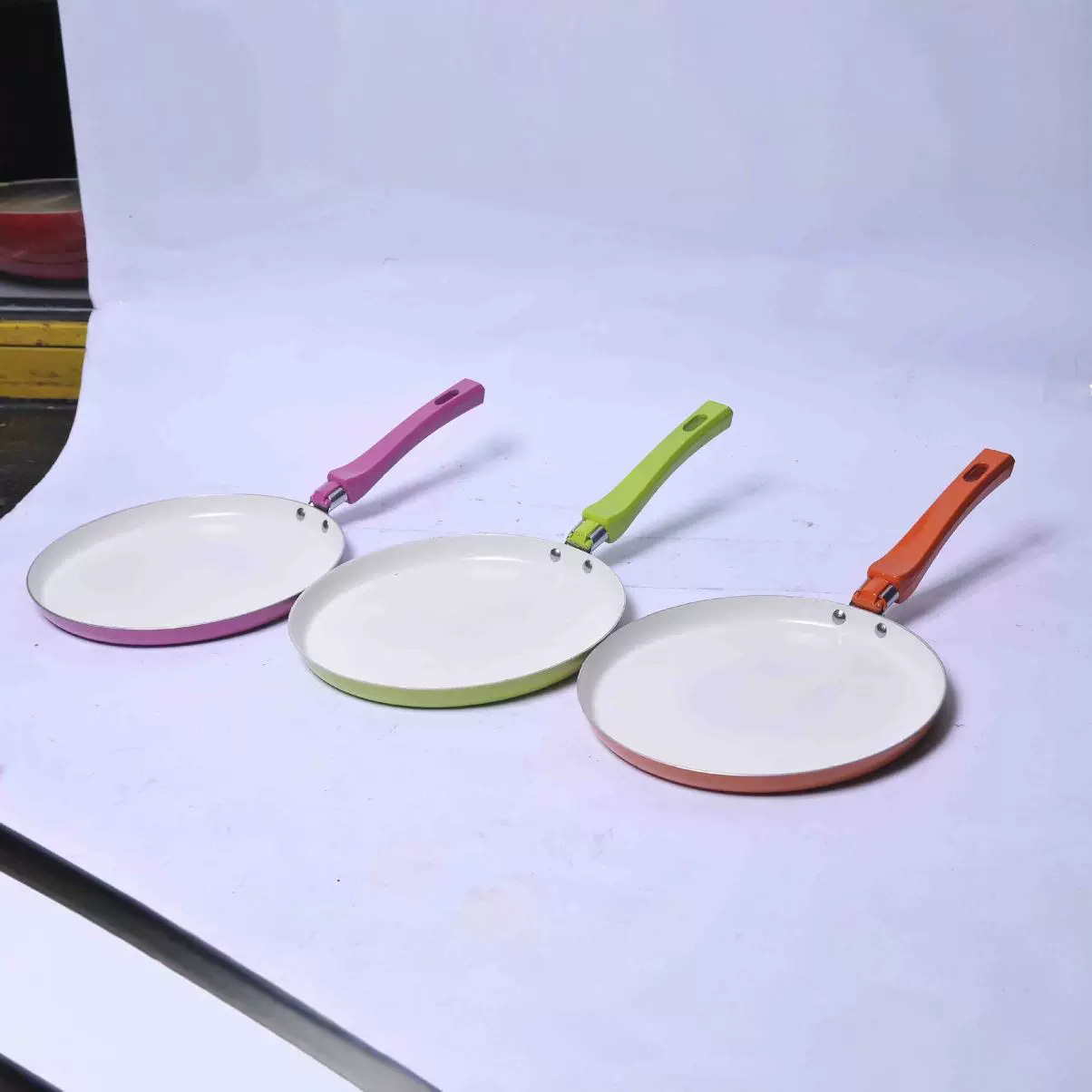 Suministro directo de fábrica antiadherente panqueque sartén panqueque huevo panqueque fruta sartén 26cm