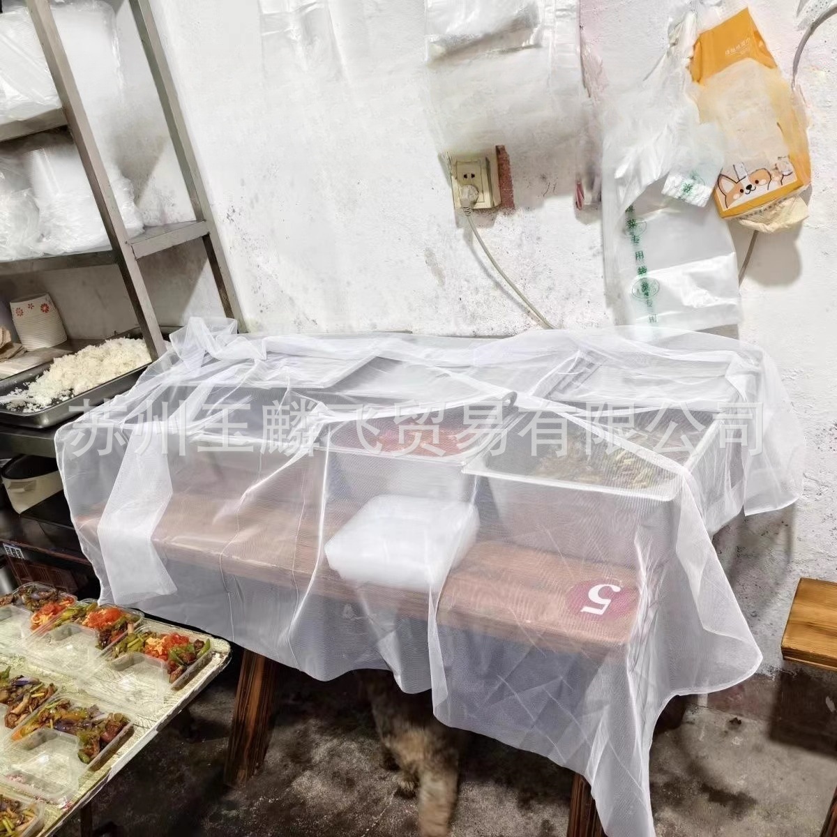 Mesh Cover Anti-mosquito Easy-to-Clean Coverable Marinated Bucket Dustpan Sauce Tank Round Bucket Square Plate Breathable Cover Vegetable Cover