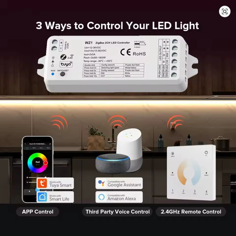 LED ленточный свет, контроллер, пульт дистанционного управления, умная двухцветная световая панель, граффити, 4G