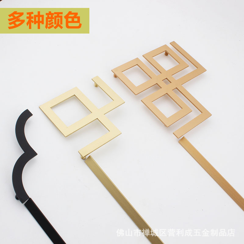 t型铝扣条吊顶T型线条护墙板金属压线条新中式门板配件角花造型