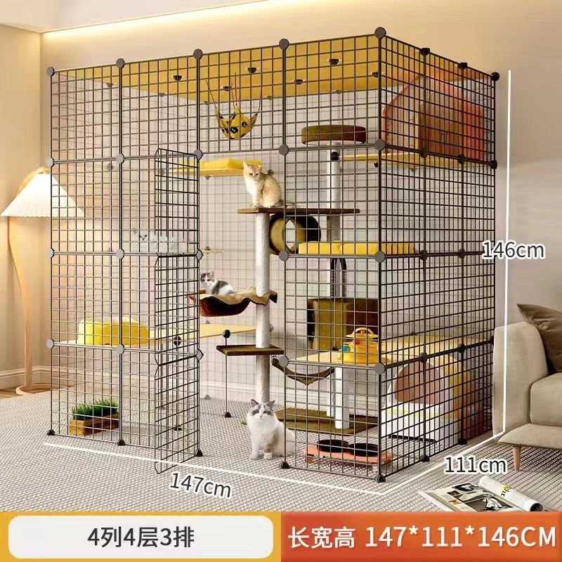 4 열, 4 레이어, 3 행
