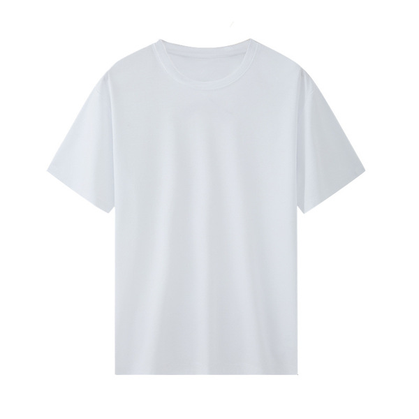 Men's colored elite cotton white base body-friendly short sleeve…